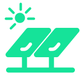 Solar Farm Icon