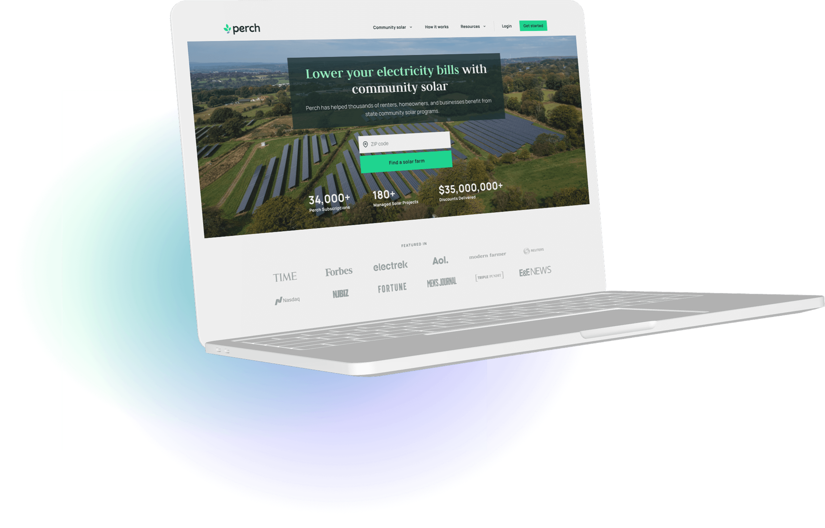 Perch Visiting Homepage